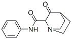 3-Oxo-N-phenyl-1-azabicyclo[2.2.2]octane-2-carboxamide Struktur