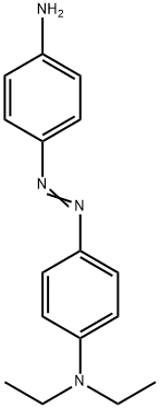 4-(4-N,N-DIETHYLAMINOPHENYLAZO)ANILINE Struktur