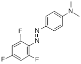 N,N-Dimethyl-p-[(2,4,6-trifluorophenyl)azo]aniline Struktur