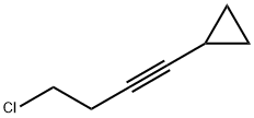 Cyclopropane, (4-chloro-1-butynyl)- (9CI) Struktur