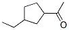 Ethanone, 1-(3-ethylcyclopentyl)- (9CI) Struktur