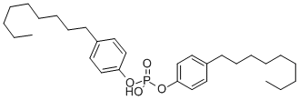 bis(p-nonylphenyl) hydrogen phosphate Struktur