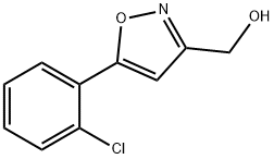 [5-(2-CHLOROPHENYL)-3-ISOXAZOLYL]METHANOL Struktur