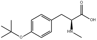 (S)-3-(4-tert-butoxyphenyl)-2-(MethylaMino)propanoic acid Struktur