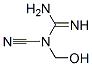 N-Cyano-N-(hydroxymethyl)guanidine Struktur