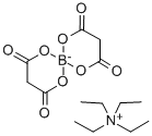 Tetraethylammonium bis[malonato-(2-)]borate Struktur