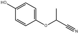 Propanenitrile, 2-(4-hydroxyphenoxy)- (9CI) Struktur