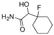 Cyclohexaneacetamide,  1-fluoro--alpha--hydroxy- Struktur