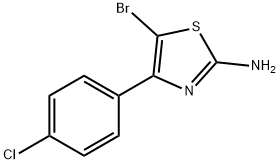 5-BroMo-4-(4-chlorophenyl)thiazol-2-aMine Struktur