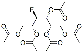 4-Fluoro-4-deoxy-D-glucitol=pentaacetate Struktur