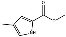 METHYL 4-METHYL-1H-PYRROLE-2-CARBOXYLATE Struktur