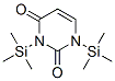 1,3-Bis(trimethylsilyl)uracil Struktur