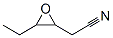 Oxiraneacetonitrile,  3-ethyl-  (9CI) Struktur