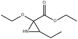 2-Aziridinecarboxylicacid,2-ethoxy-3-ethyl-,ethylester(9CI) Struktur