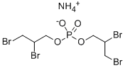 ammonium bis(2,3-dibromopropyl) phosphate Struktur