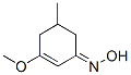 2-Cyclohexen-1-one,3-methoxy-5-methyl-,oxime(9CI) Struktur