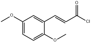 3-(2,5-DIMETHOXYPHENYL)-2-PROPENOYLCHLORIDE Struktur