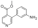 3-(3-Aminophenyl)-4-pyridinecarboxylicacidmethylester Struktur