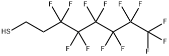 1H,1H,2H,2H-PERFLUOROOCTANETHIOL Struktur