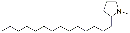 1-Methyl-2-tetradecylpyrrolidine Struktur