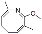 Azocine, 5,6-dihydro-2-methoxy-3,8-dimethyl- (9CI) Struktur