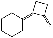 Cyclobutanone, 2-cyclohexylidene- (9CI) Struktur