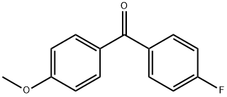 4-Fluoro-4'-methoxybenzophenone Structure