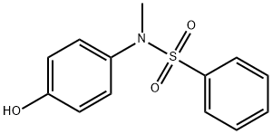 N-(4-HYDROXY-PHENYL)-N-METHYL-BENZENESULFONAMIDE Structure