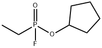 Phosphonofluoridic acid, ethyl-, cyclopentyl ester (9CI) Struktur