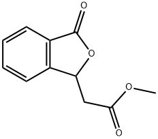 (3-OXO-1,3-DIHYDRO-ISOBENZOFURAN-1-YL)-ACETIC ACID METHYL ESTER Struktur