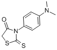 3-(4-DIMETHYLAMINO-PHENYL)-2-THIOXO-THIAZOLIDIN-4-ONE Struktur