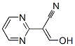 2-Pyrimidineacetonitrile, alpha-(hydroxymethylene)- (9CI) Struktur