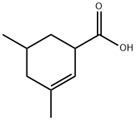 2-Cyclohexene-1-carboxylic acid, 3,5-dimethyl- (9CI) Struktur