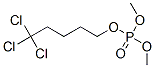 Phosphoric acid dimethyl 5,5,5-trichloropentyl ester Struktur