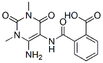 Benzoic  acid,  2-[[(6-amino-1,2,3,4-tetrahydro-1,3-dimethyl-2,4-dioxo-5-pyrimidinyl)amino]carbonyl]- Struktur