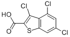 3,4,6-TRICHLORO-BENZO[B]THIOPHENE-2-CARBOXYLIC ACID Struktur