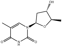 5'-DEOXYTHYMIDINE Struktur