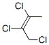 (Z)-1,2,3-Trichloro-2-butene Struktur