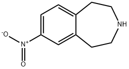 7-nitro-2,3,4,5-tetrahydro-1H-benzo[d]azepine Struktur