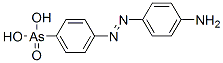 4-(4-AMINOPHENYLAZO)PHENYLARSONIC ACID Struktur