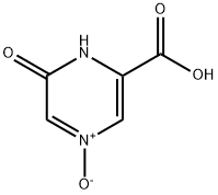 1,6-dihydro-6-oxo-2-pyrazinecarboxylic acid 4-oxide Struktur