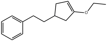 Benzene, [2-(3-ethoxy-3-cyclopenten-1-yl)ethyl]- (9CI) Struktur