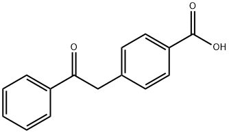 4-(2-OXO-2-PHENYLETHYL)BENZOIC ACID Struktur