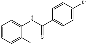 4-bromo-N-(2-iodophenyl)benzamide Struktur