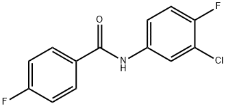 N-(3-Chloro-4-fluorophenyl)-4-fluorobenzaMide, 97% Struktur