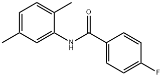 N-(2,5-dimethylphenyl)-4-fluorobenzamide Struktur