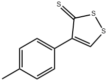 4-(4-methylphenyl)dithiole-3-thione Struktur