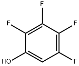 Phenol,  2,3,4,5-tetrafluoro- Struktur