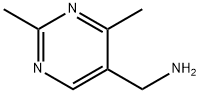 5-Pyrimidinemethanamine, 2,4-dimethyl- (9CI) Struktur