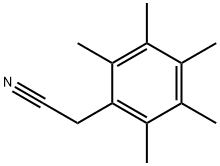 PENTAMETHYLPHENYLACETONITRILE Struktur